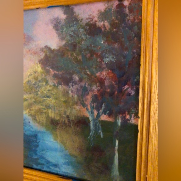 “Sunrise Through a Cloud..” Framed Acrylic Painting - Picture 3 of 4